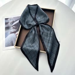 Scarf Women Dot Print Long Silk Feeling Bag Tie Neck Skinny Scarves Female Foulard Hairband Print Lady Neckerchief Ribbon