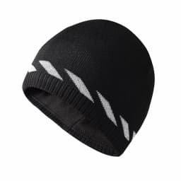 High Visibility Safety Beanie Reflective Knit Ribbed Hats Warm Winter Bonnets for Night Running Hiking Cycling