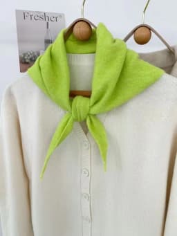 New Women Wool Scarf Shawl Winter Warm Soft Knitted Striped Triangle Fashion Brand Bandana Lady Wool Scarves