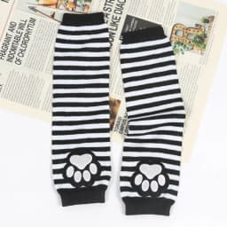 New Cute Cat Claw Half-finger Knitted Gloves Gothic Lolita Arm Cover Arm Warmers Fingerless Punk Long Wristband Y2K Girl Gloves