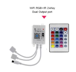 12V 24V LED Strip WIFI RGB RGBW Controller Android IOS APP Bluetooth-compatible Magic Home IR Control For RGB RGBW LED Strip