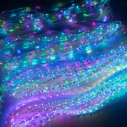 5V 12V WS2811 WS2812 3PIN Clear Lense LED String Lights Dream Color RGBIC Addressable Individually Fairy Seed Pixels Light