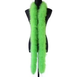 50 Grams Soft Leather Powder Turkey Feather Boa 2 Yards Natural Turkey Plumes Scarf for Party Costume Clothing Shawl Decoration