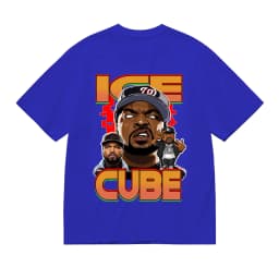 Retro 90s Ice Cube LA West Coast Rapper Graphic Shirt Men Women Y2K Vintage Style Casual Cotton Top
