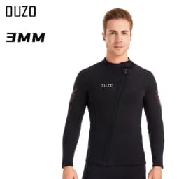 3MM Men Wetsuit Neoprene Underwater Keep Warm Diving Suit Kitesurf Surf Surfing Spearfishing Jacket Pants Clothes WetSuit