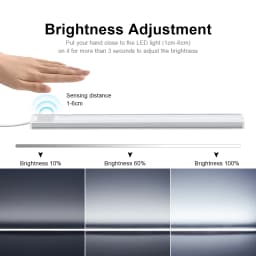 Hand Scan On Off Motion Sensor Cabinet Light COB LED Light Bar Night Light Kitchen Father's Day Gifts USB Table Lamp