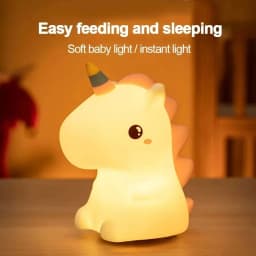 Cute Panda Capybara Silicone Night Light Rechargeable Adjustable Brightness with Timer Sleep Nightlights for Kids Room