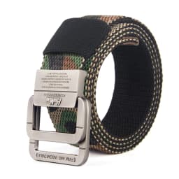 Canvas Belt, Men's Belt, Alloy Double Loop Buckle, Korean Fashion Denim, Teenage Student Pants Belt, Women's Belt