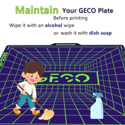 Juupine GECO Plate For Bambu Lab H2D X2D Build Plate PLA Bed Cold Plate For X1C A1 P2S X2D SuperTack Glacier For Bambu H2s Plate