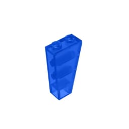 Gobricks GDS-864 Slope, Inverted 75 2 x 1 x 3 compatible with lego 2449 children's DIY Educational Building Blocks Technical