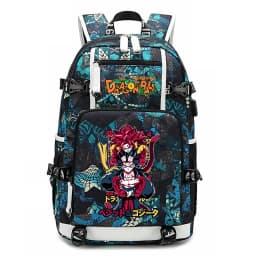 Dragon Ball Z Printed Student Backpack Large Capacity Casual Daypack for Kids Teenagers School Travel