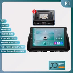 Hizpo 7862 Android 13 Car multimedia For Mazda CX5 CX-5 2012-2015 10.1" Vedio Player Autoradio GPS Navi Stereo 2din Head Unit BT