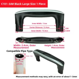 Travel Suitcase Handle Replacement Retractable Pressing Handbag Parts Luggage Handle Amlenker/Ou Milan Qi C101 Spring