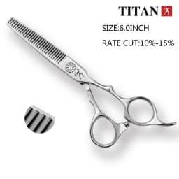Titan Hair Scissors VG10 Steel, Hand Made Sharp Scissors Cutting Scissors Hairdressing Shears Barber Scissors