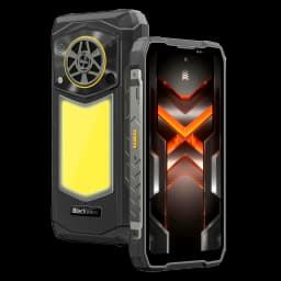 Blackview ROCK 5 Rugged Smartphone, 48GB(12+36) RAM+256GB ROM, 6.78" 2.4K Display, 20000mAh Battery, Android 16, 108MP Camera, NFC,Fingerprint, Camping Lantern,Recognition IR Fill Light,33W Fast Charge