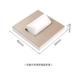 Champagne White Display Case Necklace Rack High-End Jade Jewelry Display Props Counter Display Crystal Exhibition Stand