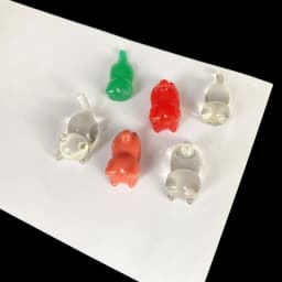 DIY 3 Cavity Lovely Cat Shape Keychain Pendant Silicone Mold Handmade Jewelry Charm Desktop Ornament Epoxy Resin Casting Mould