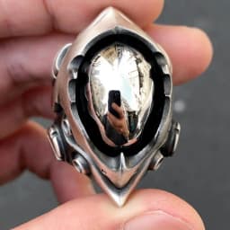 Domineering Tiger Eye Stone Rings Irregular Special-shaped Goth Punk Rings Engagement Wedding Ring Party Jewelry Accessories
