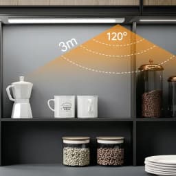 10-60CM Motion Sensor LED Night Light Wireless USB Rechargeable Under Cabinet Lights Ultra Thin Long Bar Lamp Kitchen Bedside