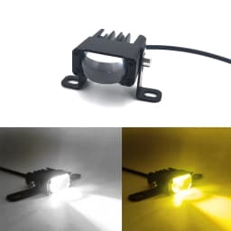 LED Headlight Bumper Fog Lamps Projector Lens Car Grill Light Work Light Mini Driving Light Auxiliary Lights For Car Motorcycle