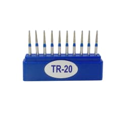 10Pcs/Box Dental Diamond Bur FG High Speed Burs TR SERIES for Teeth Polishing 1.6mm