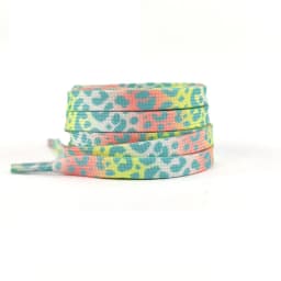 1Pair Flat Shoelaces for Sneakers Color Leopard Print Tie-dye Gradient Shoelace Rope Men Women for Canvas Shoe Laces Shoestrings