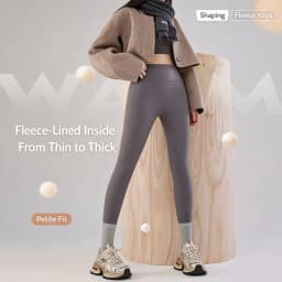 Fall Winter New Warm Fleece Lined Yoga Leggings Female High Waist Shaping Workout Sharkskin Leggings Elastic Tight Thermal Pants