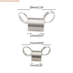 10 Pcs Beads Stopper Mini Spring Clamps Creative Bead Wire Ends Jewelry Making Tool for DIY Handmade Bracelets Necklace