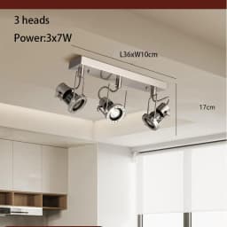 Led Spotlights Surface Mounted Spot Light Medieval Industrial Style Ceiling Lamp 2 3 Heads Adjustable Angle Painting Lighting