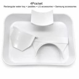 Washing Machine Drainage Tray, Water Catch Tray for Lint Filter Cleaning, Portable Anti-Spill Water Pan for Home Laundry Room