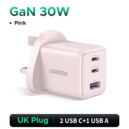 UGREEN 30W GaN Charger PD 3.0 QC4.0 USB C Charger For iPhone 17 16 15 Pro Samsung S25 Xiaomi Tablet iPad Air Pro Phone Charger
