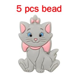 5pcs Silicone Cartoon Beads Pacifier Chain Baby DIY Care Pacify Accessory Adornment
