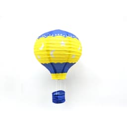1pc Ceremony Holiday Party Folding Paper Lantern Hot Air Balloon Shape 30/40cm Pink Blue For Kids Baptism Birthday Wedding Decor