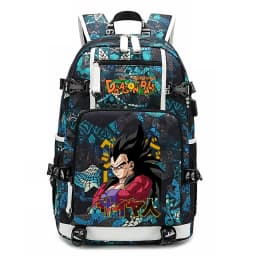 Dragon Ball Z Printed Student Backpack Large Capacity Casual Daypack for Kids Teenagers School Travel