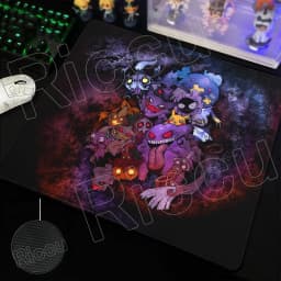 Gaming Small Mousepad Pokemon-Gengar Mouse Pad PC Gamer Desktop Decoration Pads Office Laptop Mouse Mat desk accessories Carpet
