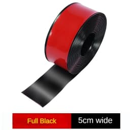 2M/4M/5M Car Door Protector Carbon Fiber Black Body Side Skirts Edge Guards Decorative Strip Anti-Scratch Protection Stickers
