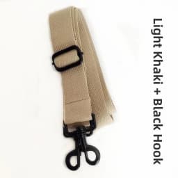 38cm Wide Polyester Cotton Bookbag Strap Military Green Canvas Single Shoulder Slant Cross Strap Bronze Hardware Accessory