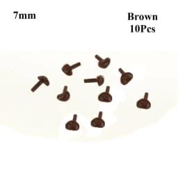 10pcs New Plastic Toys Bear Buttons Dolls Accessories Triangle Nose Safety Parts Doll Noses