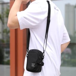 Fashion Multifunctional Men Small Shoulder Bag Durable Nylon Functional Fanny Pack Portable Messenger Bag Casual Mini Waist Pack