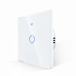 White Black 1/2/3 Gang 2Way RF433MHZ Wifi Touch Switch Smart Home Wall Light Support Alexa Tuya App Remote