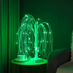 LED Night Light 16 Color Weeping Willow Tabletop Lamp Bedroom Bedside Party Wedding Christmas Office Decor Gift Fairy Tree Light