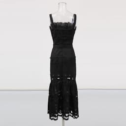 TWOTWINSTYLE Solid Hollow Out Elegant Dresses for Women Square Neck Sleeveless Patchwork Lace Dress Female Fashion Clothing New
