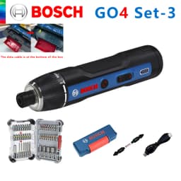 BOSCH GO 3/4 Cordless Screwdriver 3.6/4V Lithiumion Battery Rechargeable Cordless Drill with Box Bosch GO3 Professional Tool Set