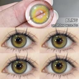 EYESHARE 1 Pair New Colored Contact Lenses for Eyes Brown Lenses Gray Contacts Blue Lenses Big Eye Lenses Natural Fashion Lenses