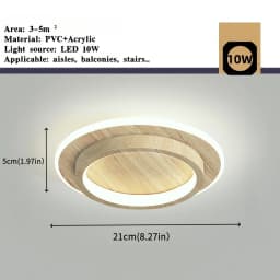 Modern Simple LED Decor Ceiling Light Nordic Luxury Indoor Ceiling Lamp Living Room Aisle Bedroom Creative Metal Ceiling Light
