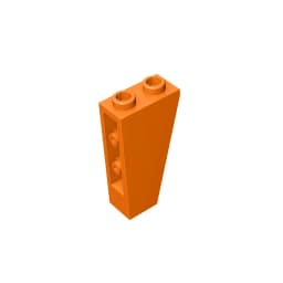 Gobricks GDS-864 Slope, Inverted 75 2 x 1 x 3 compatible with lego 2449 children's DIY Educational Building Blocks Technical