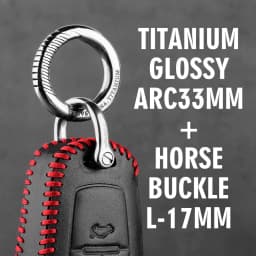 Luxury Titanium Car Key Chain Men Keychain Lightweight EDC Spin Key Ring Holder Buckle Male Father's Day Gift Jewelry Wholesale