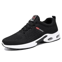 Original Navy Blue Mesh Sneakers Men's Breathable Trainers Man Casual Trekking Basketball Sports Shoes For Men Wedge Sneakers