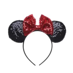 Anime Mouse Ears Headhand Cosplay Kawaii Cartoon Elastic Hair Accessories Party Sequin Bows Hairband Toys Children Adults Gift