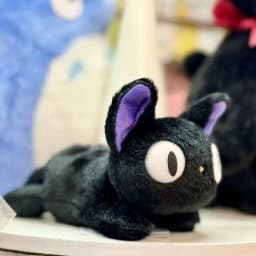 New Cute Kiki's Delivery Service Black Cat Kiki Jiji Cat Lying Down Animation Plush Doll Toy Doll Peripheral Gifts